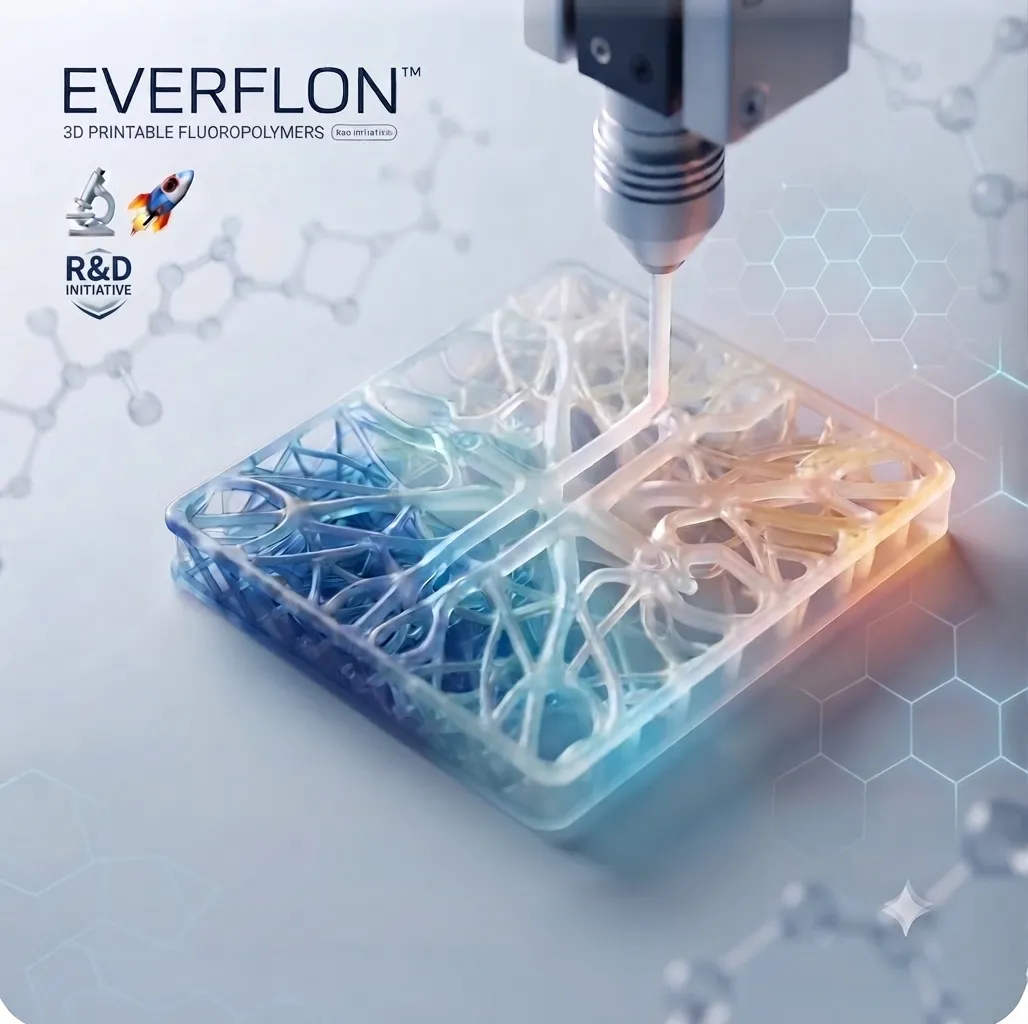 Pioneering the Next Frontier: Everflon™ is developing a new class of 3D printable fluoropolymers for future applications