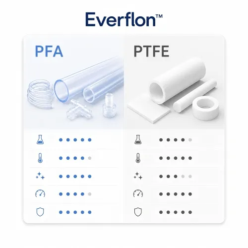 PFA vs PTFE: Which Fluoropolymer Is Right for Your Application?